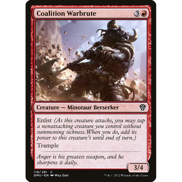 Coalition Warbrute | Inglés | NM | DMU 1