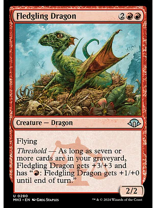 Fledgling Dragon | Español | NM | MH3