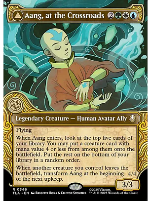 Aang, at the Crossroads // Aang, Destined Savior (Showcase) | Inglés | NM | TLA