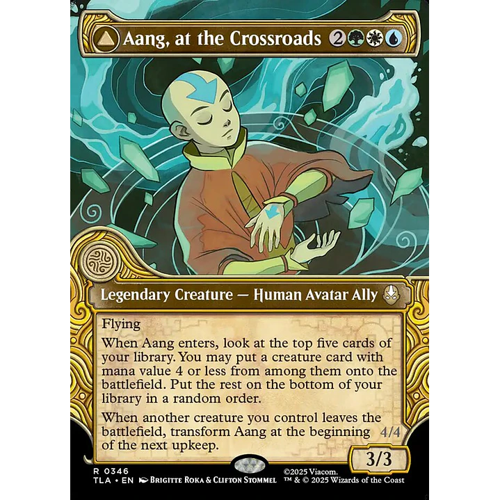 Aang, at the Crossroads // Aang, Destined Savior (Showcase) | Inglés | NM | TLA 1