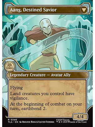 Aang, at the Crossroads // Aang, Destined Savior (Showcase) | Inglés | NM | TLA