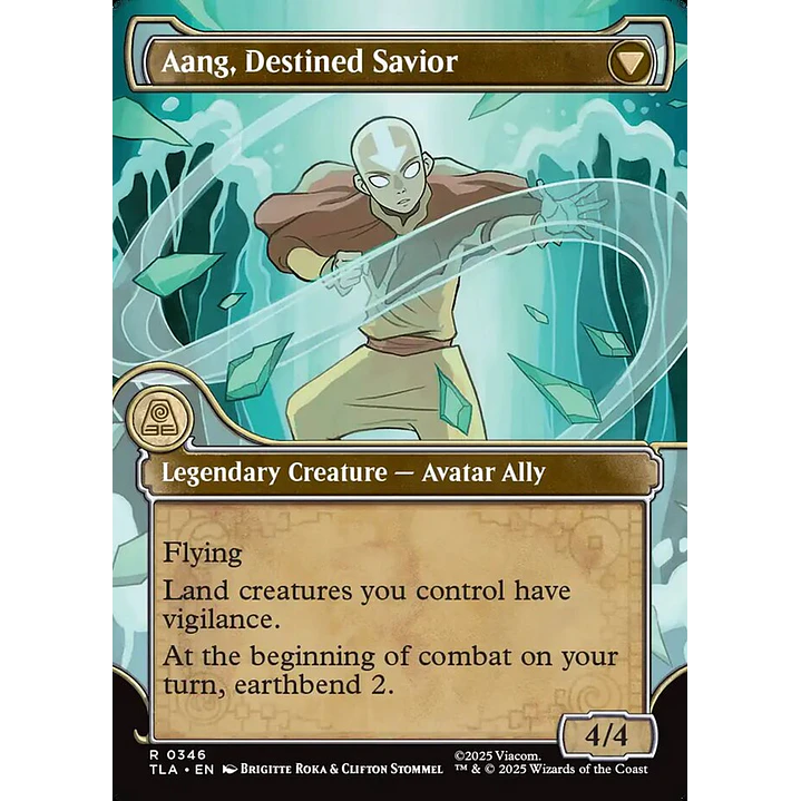 Aang, at the Crossroads // Aang, Destined Savior (Showcase) | Inglés | NM | TLA 2