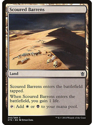 Scoured Barrens | Español | NM | KTK