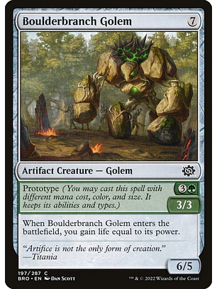 Boulderbranch Golem | Inglés | NM | BRO