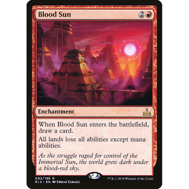 Blood Sun | Inglés | NM | RIX 1