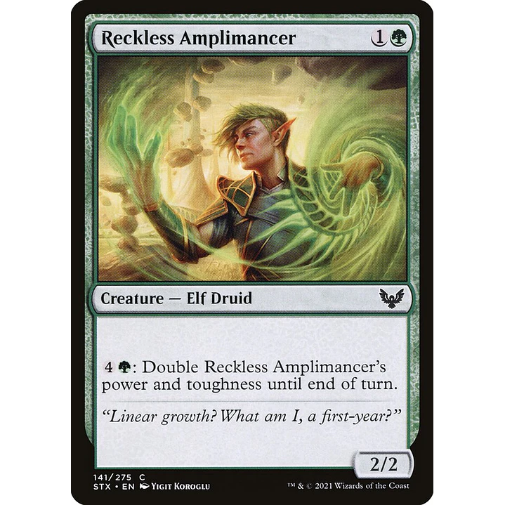 Reckless Amplimancer | Español | NM | STX 1