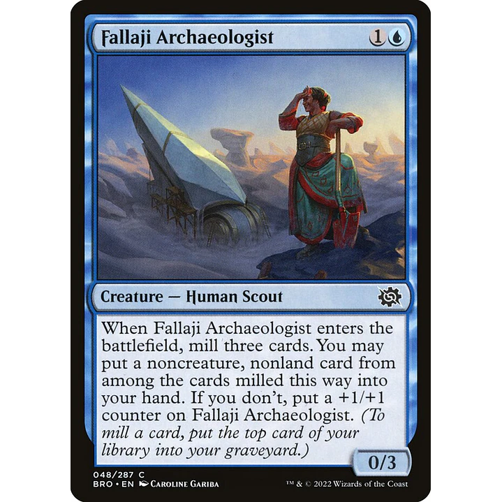Fallaji Archaeologist | Inglés | NM | BRO 1