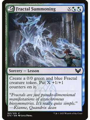 Fractal Summoning | Español | NM | STX