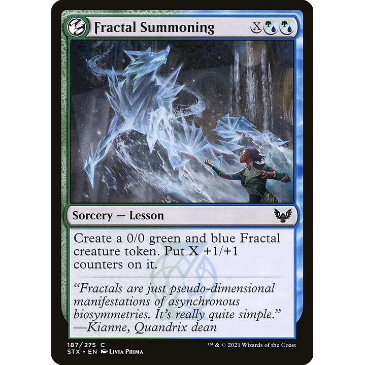Fractal Summoning | Español | NM | STX 1