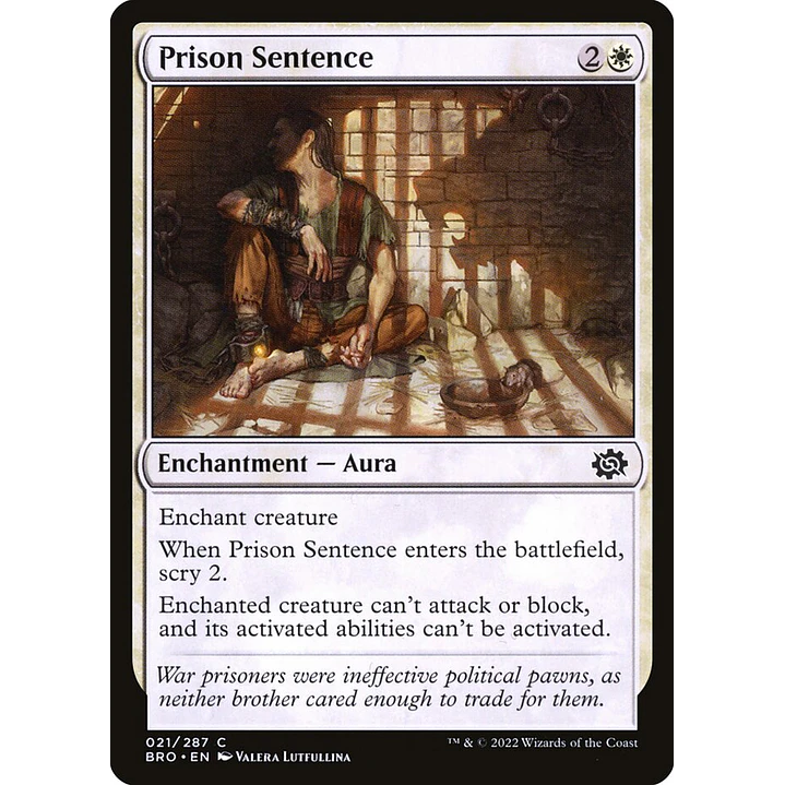 Prison Sentence | Inglés | NM | BRO 1