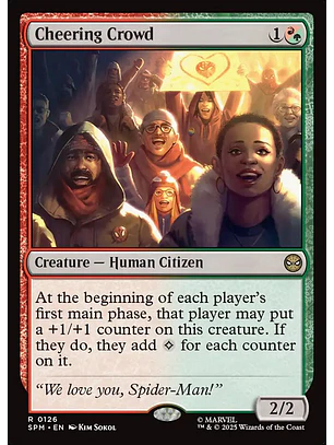 Cheering Crowd (foil) | Inglés | NM | SPM