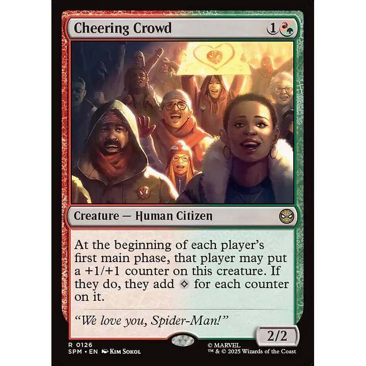Cheering Crowd (foil) | Inglés | NM | SPM 1