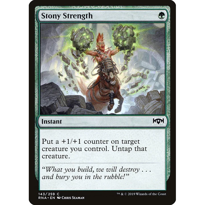 Stony Strength | Inglés | NM | RNA 1