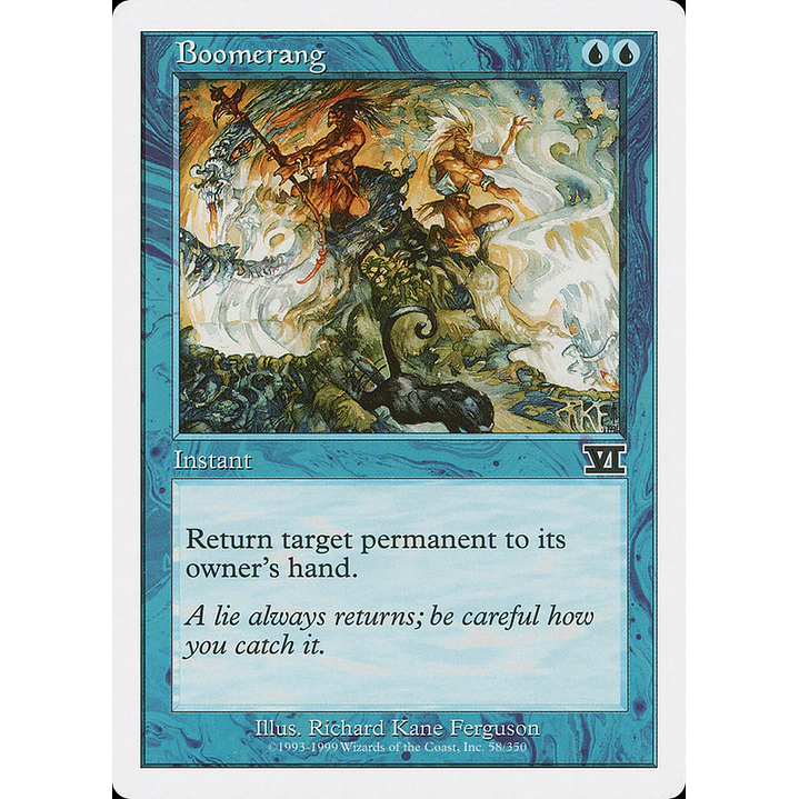 Boomerang (Retro Frame) | Inglés | NM | 6ED 1