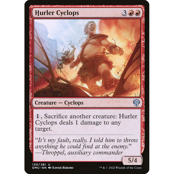 Hurler Cyclops | Inglés | NM | DMU 1