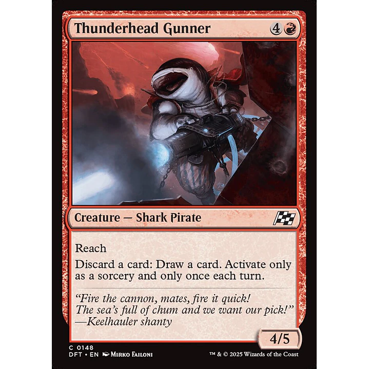 Thunderhead Gunner | Inglés | NM | DFT 1