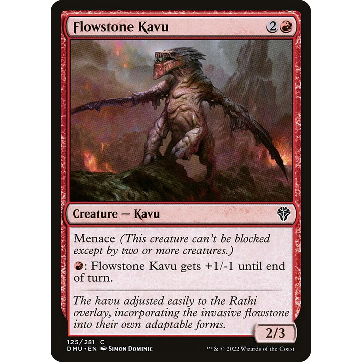 Flowstone Kavu | Inglés | NM | DMU 1