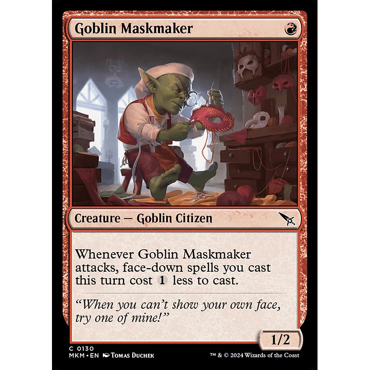 Goblin Maskmaker | Español | NM | MKM 1