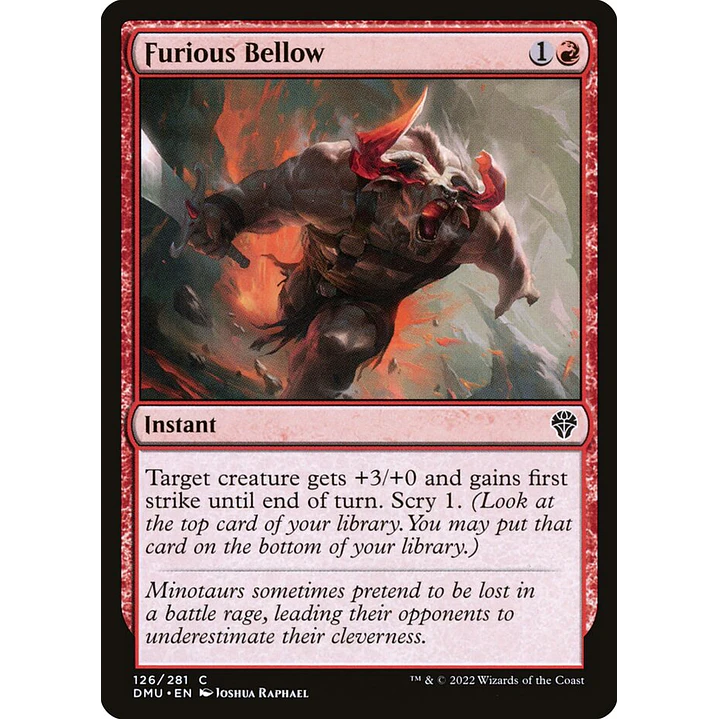 Furious Bellow | Inglés | NM | DMU 1