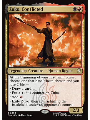 Zuko, Conflicted | Inglés | NM | TLA