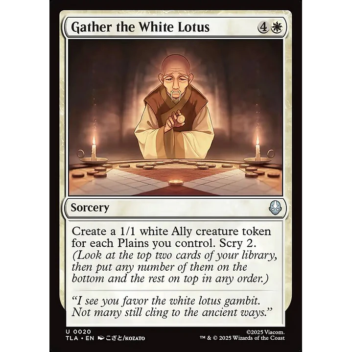 Gather the White Lotus | Inglés | NM | TLA 1