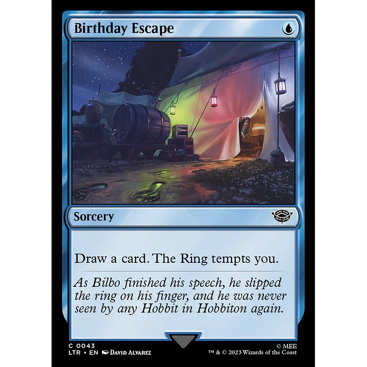 Birthday Escape | Español | NM | LTR 1