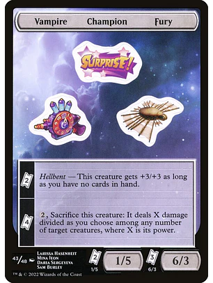 Vampire Champion Fury | Inglés | NM | SUNF