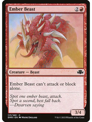 Ember Beast | Español | NM | DMR
