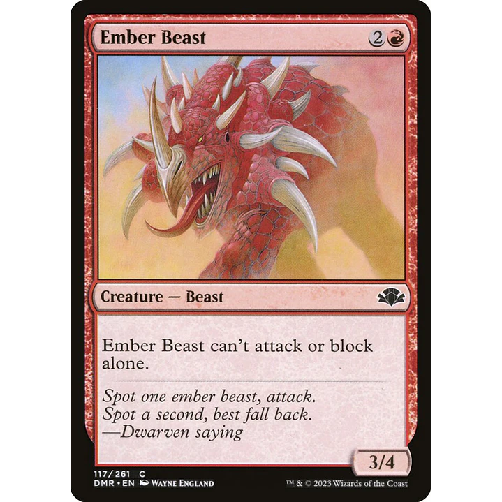Ember Beast | Español | NM | DMR 1