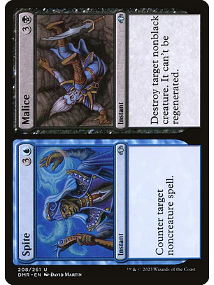 Spite // Malice | Inglés | NM | DMR