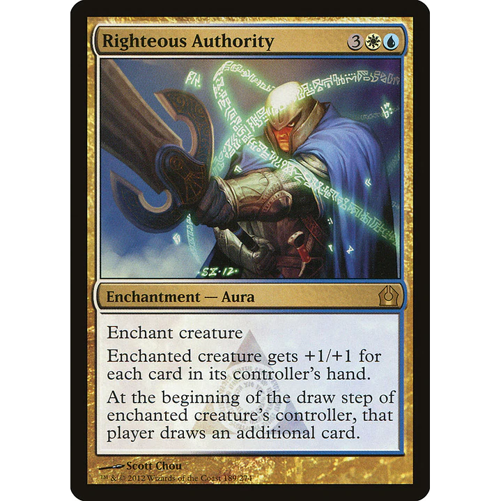 Righteous Authority | Inglés | NM | RTR 1