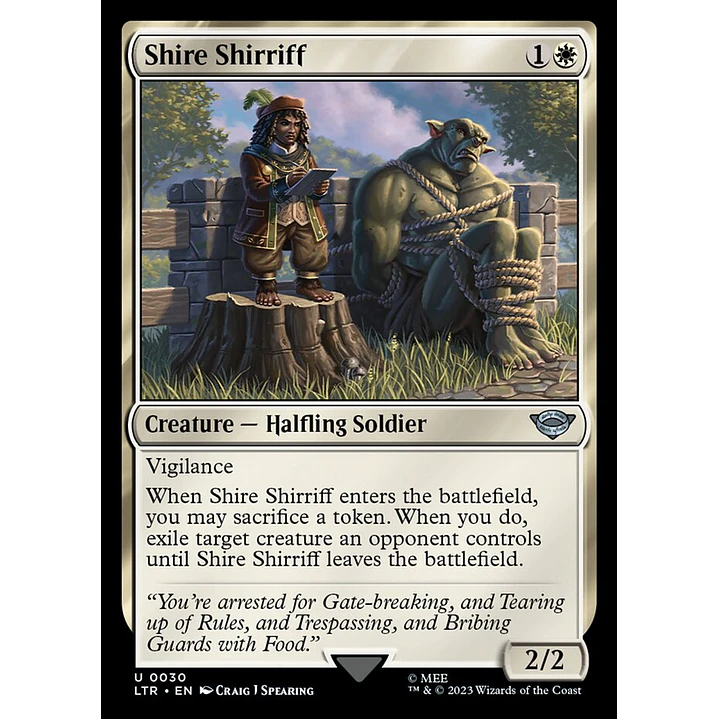 Shire Shirriff | Español | NM | LTR 1