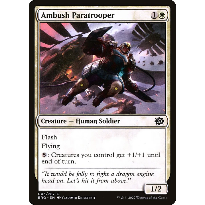 Ambush Paratrooper | Español | NM | BRO 1