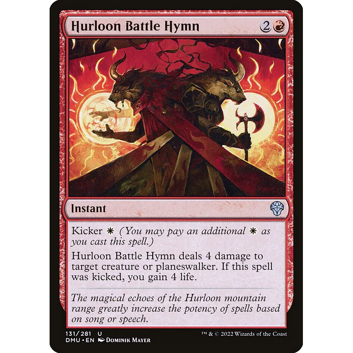 Hurloon Battle Hymn | Inglés | NM | DMU 1