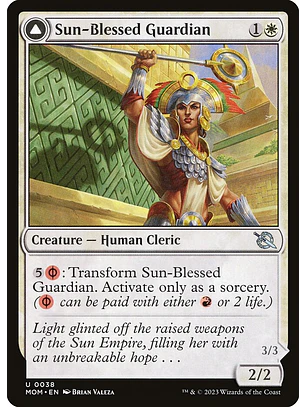 Sun-Blessed Guardian // Furnace-Blessed Conqueror | Inglés | NM | MOM