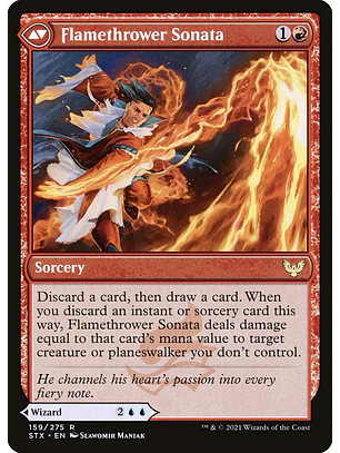 Torrent Sculptor // Flamethrower Sonata | Español | NM | STX