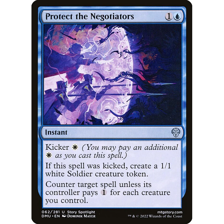 Protect the Negotiators | Inglés | NM | DMU 1