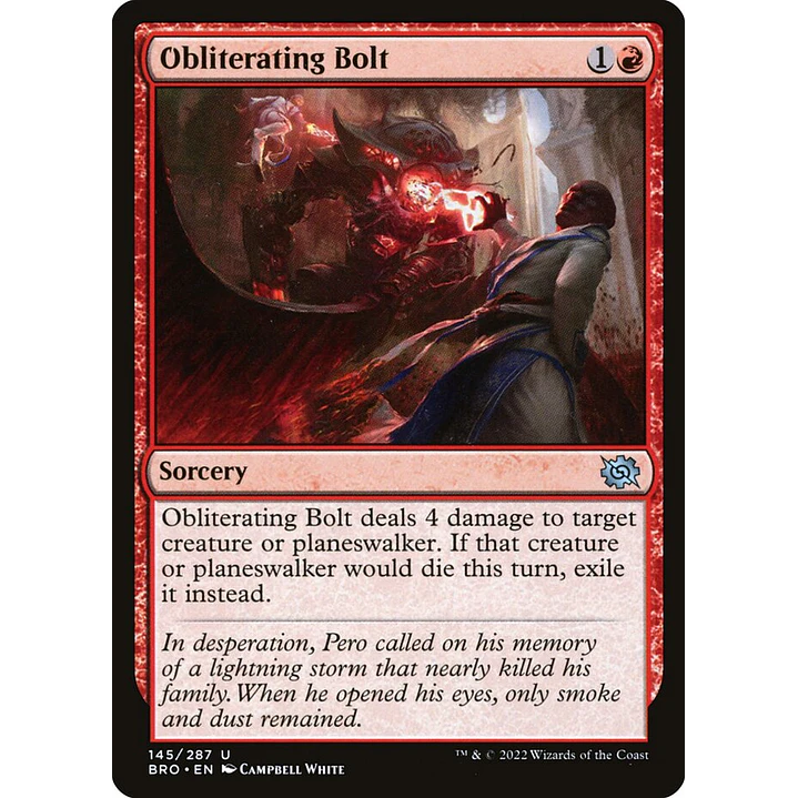Obliterating Bolt (foil) | Inglés | NM | BRO 1
