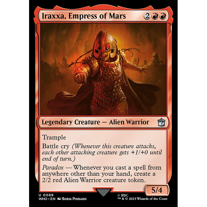 Iraxxa, Empress of Mars | Inglés | NM | WHO 1