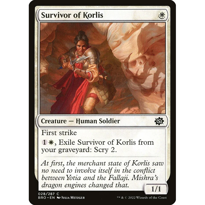 Survivor of Korlis | Inglés | NM | BRO 1