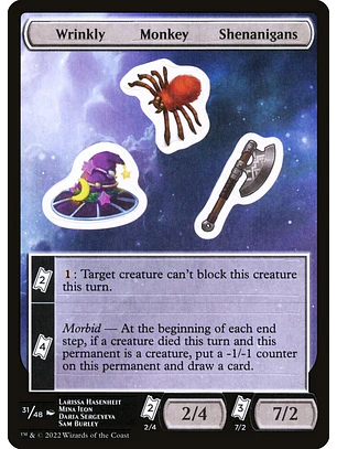 Wrinkly Monkey Shenanigans | Inglés | NM | SUNF