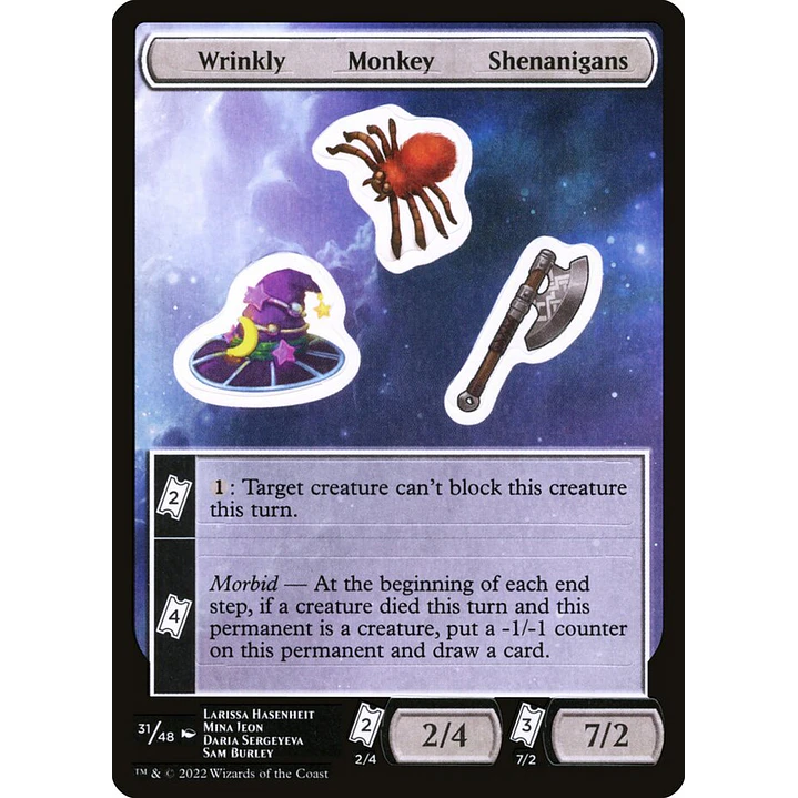 Wrinkly Monkey Shenanigans | Inglés | NM | SUNF 1