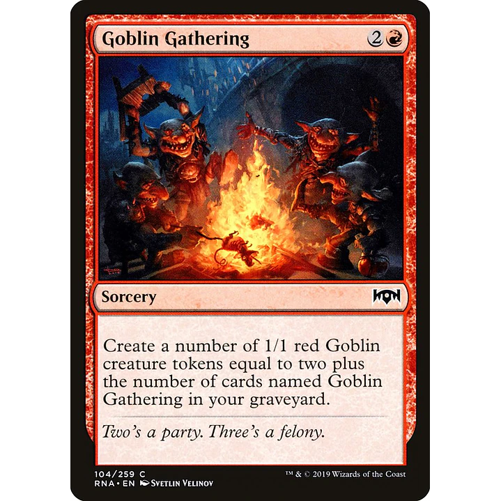Goblin Gathering | Inglés | NM | RNA 1
