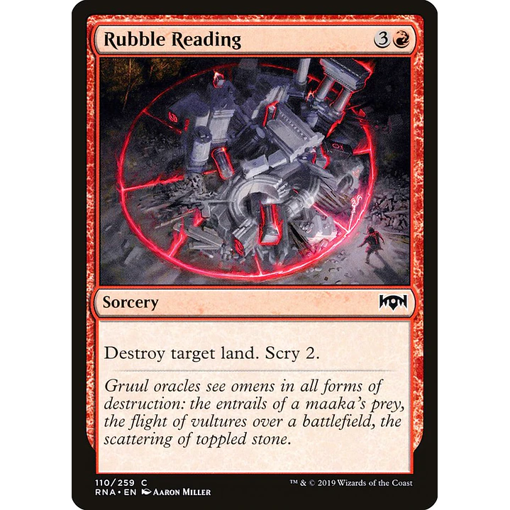 Rubble Reading | Inglés | NM | RNA 1