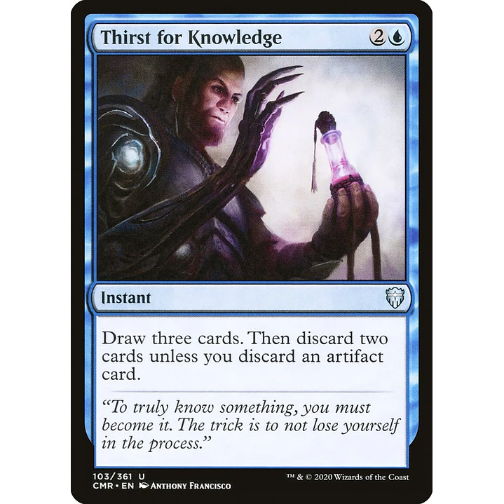 Thirst for Knowledge | Inglés | NM | CMR 1