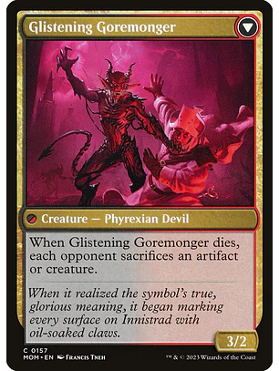 Pyretic Prankster // Glistening Goremonger | Inglés | NM | MOM