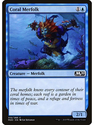 Coral Merfolk | Inglés | NM | M20