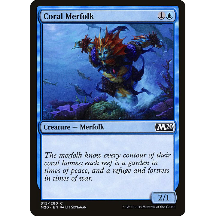 Coral Merfolk | Inglés | NM | M20 1