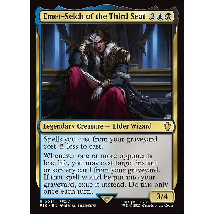 Emet-Selch of the Third Seat (Surge Foil foil) | Inglés | NM | FIC 1