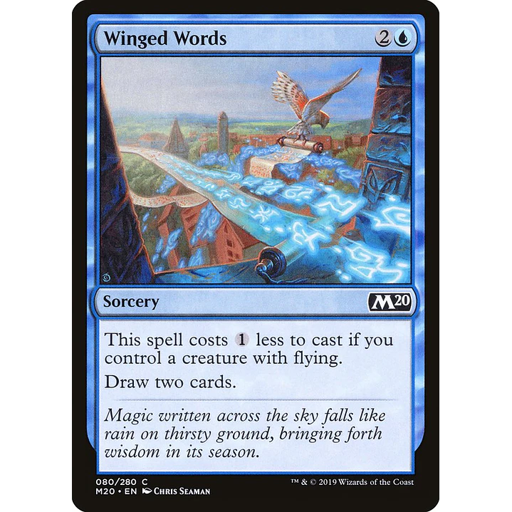 Winged Words | Inglés | NM | M20 1